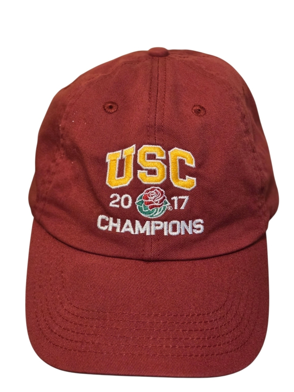 USC Trojans Football 2017 Rose Bowl Champions Cap Adjustable Team Trojan NCAA